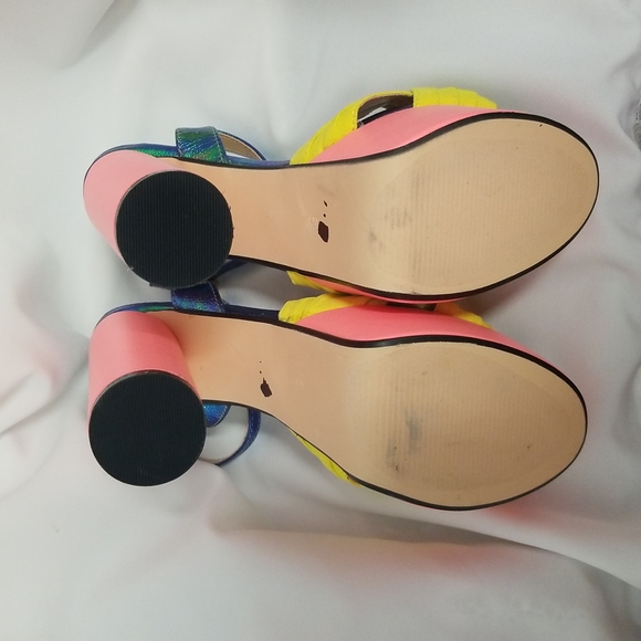 Lemon Drop by Privileged Multicolored Heels - Picture 8 of 10